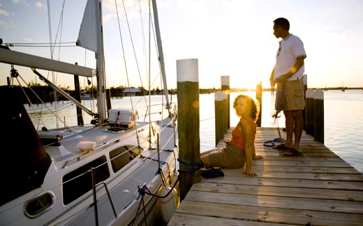 Sail into Marsh Harbour, The Abacos - one of the marinas in the Out Islands of The Bahamas