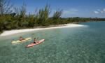 Kayaking the clear waters of South Andros Island, The Bahamas