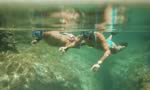 Snorkeling blue holes of South Andros Island, The Bahamas