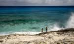 Secluded beach on long island, The Bahamas